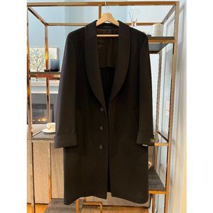 Ermenegildo Zegna Cashmere Black Coat